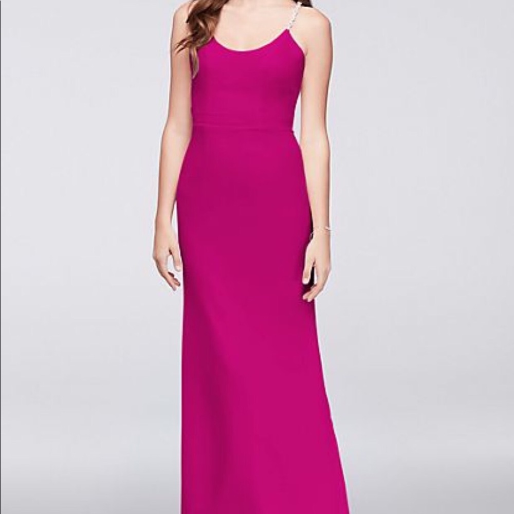 Pink David’s Bridal gown * worn once